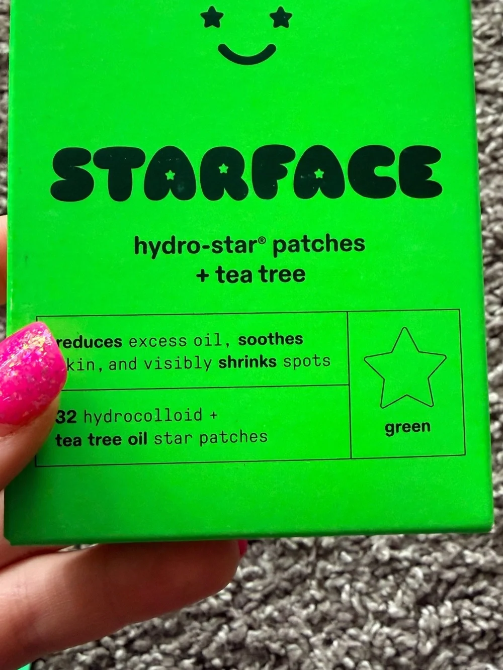 Starface Hydro-Stars Green Tea Tree Oil Pimple Patches 32 Count